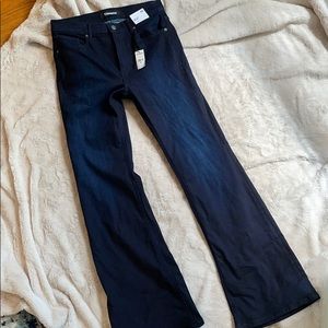 NWT Express Dark wash slim flare jeans